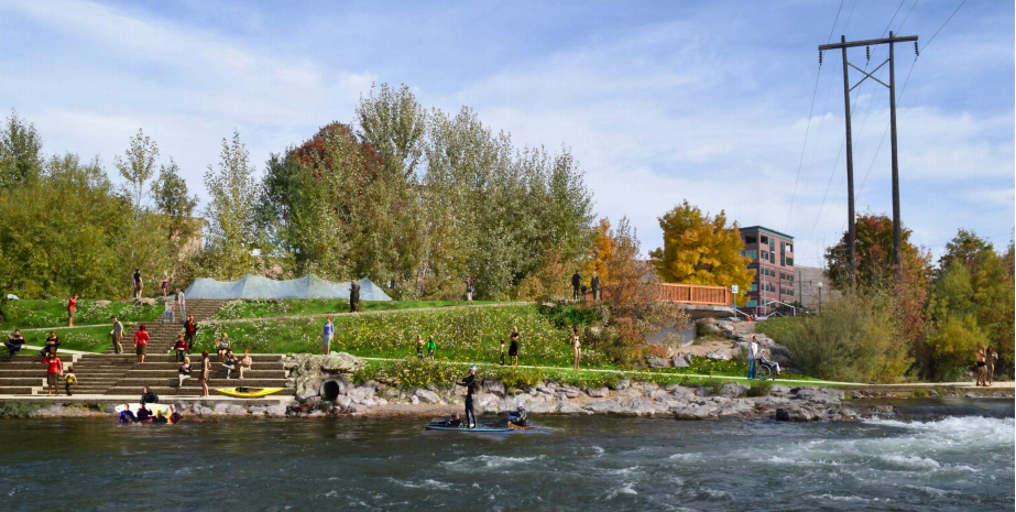 Caras Park River Access Concept